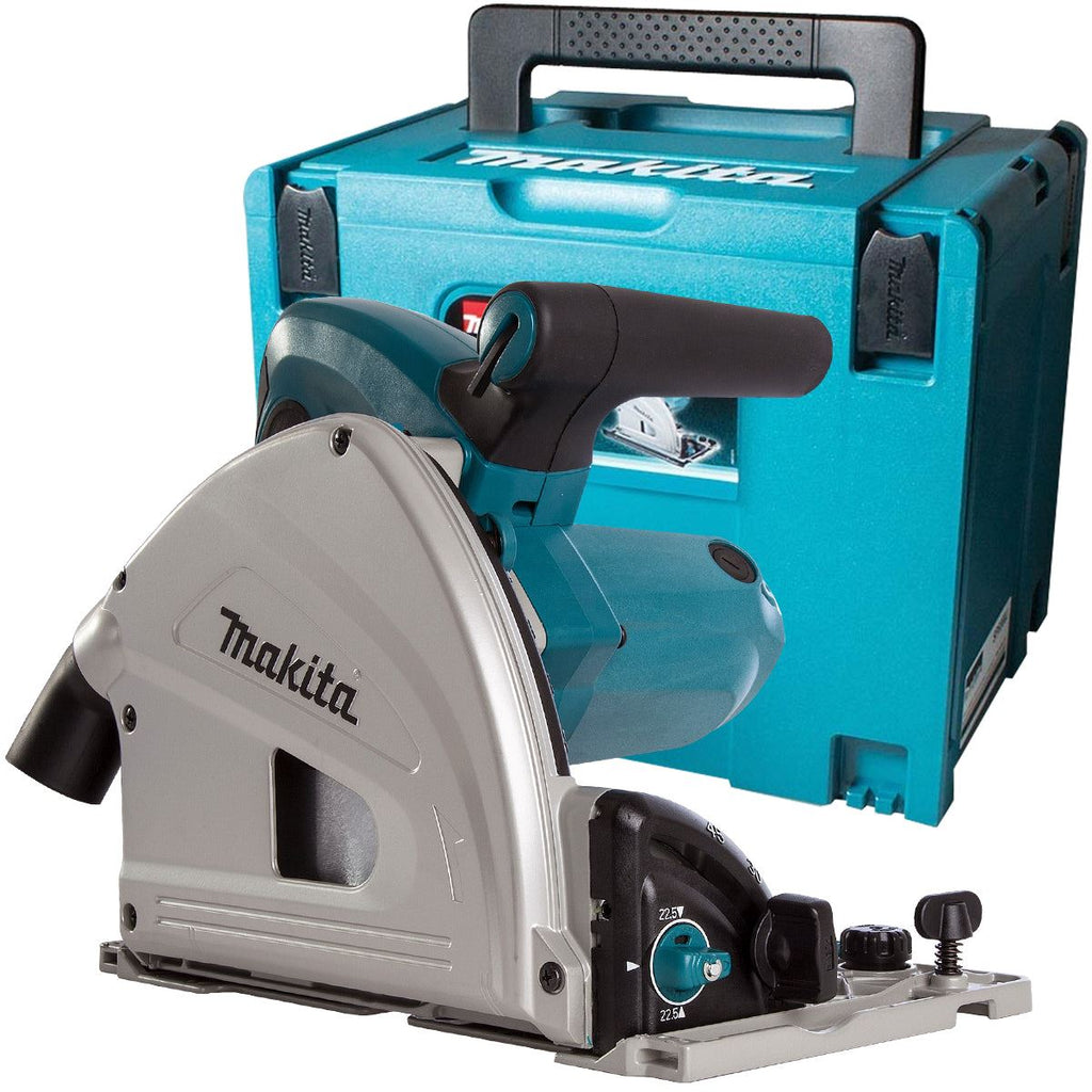 Professional 165mm Plunge Saw With Guide Rail System