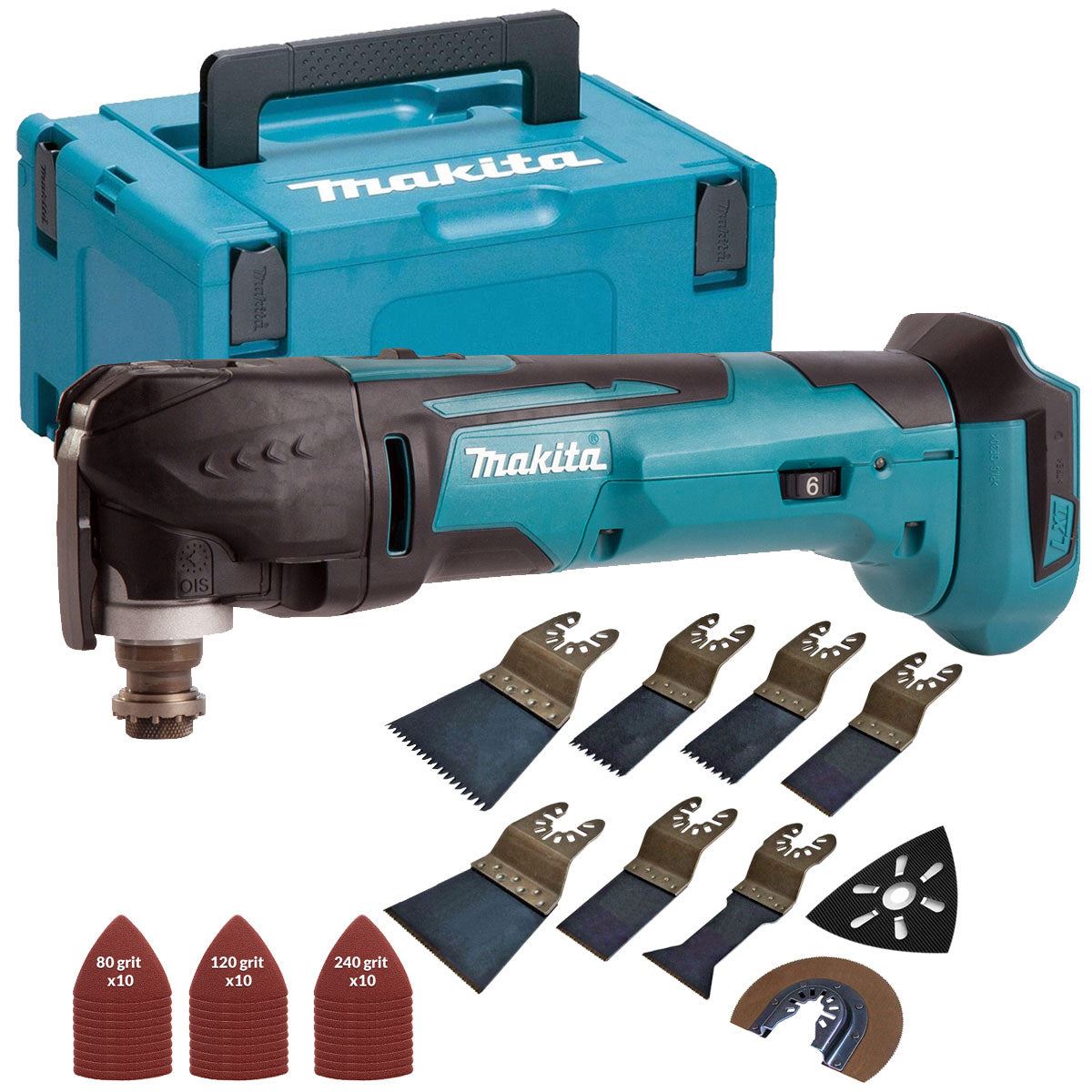 18V Oscillating Multitool With 39-Piece Accessory Set